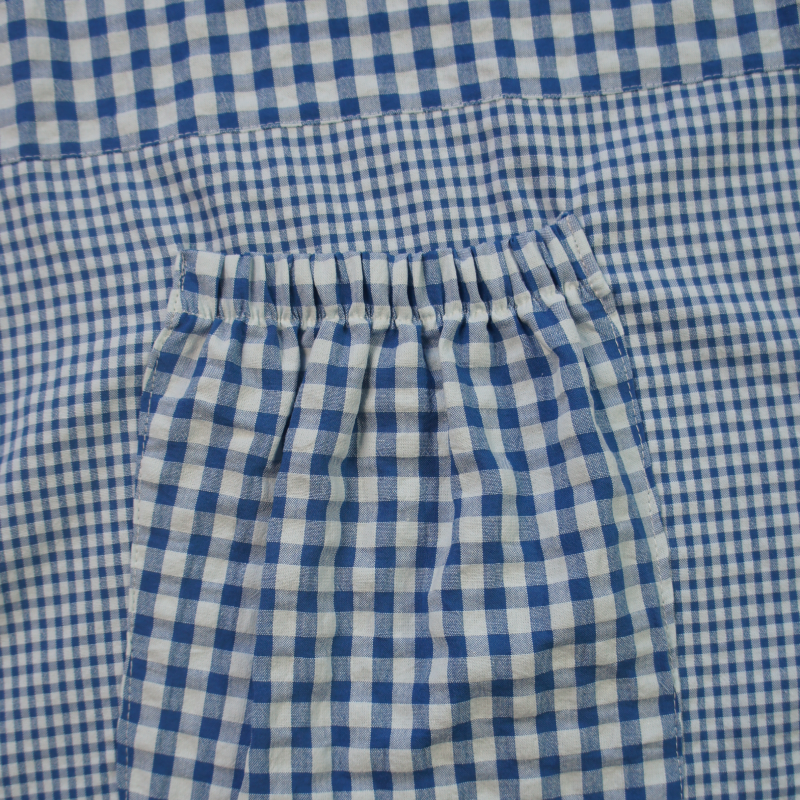 B091 BATA COMB.CUADROS VICHY AZULÓN