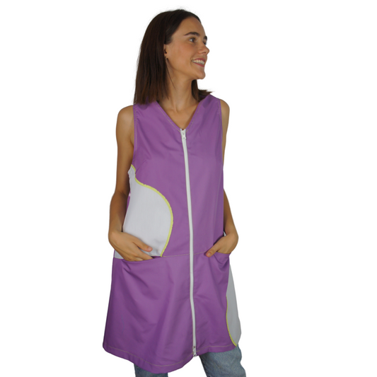 BR62 BATA LILA APLIC.+ROTULADOR