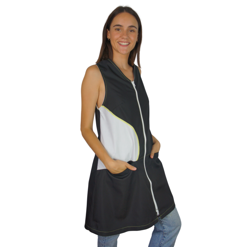 BR63 BATA NEGRA APLIC.+ROTULADOR