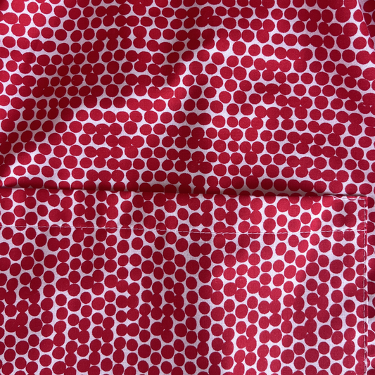 NI05 BATA INFANTIL TOPOS ROJOS Y BLANCOS