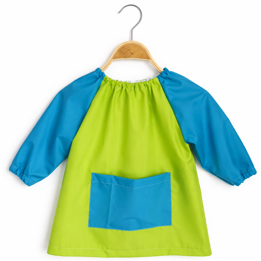 NI04 BATA INFANTIL BICOLOR VERDE Y AZUL