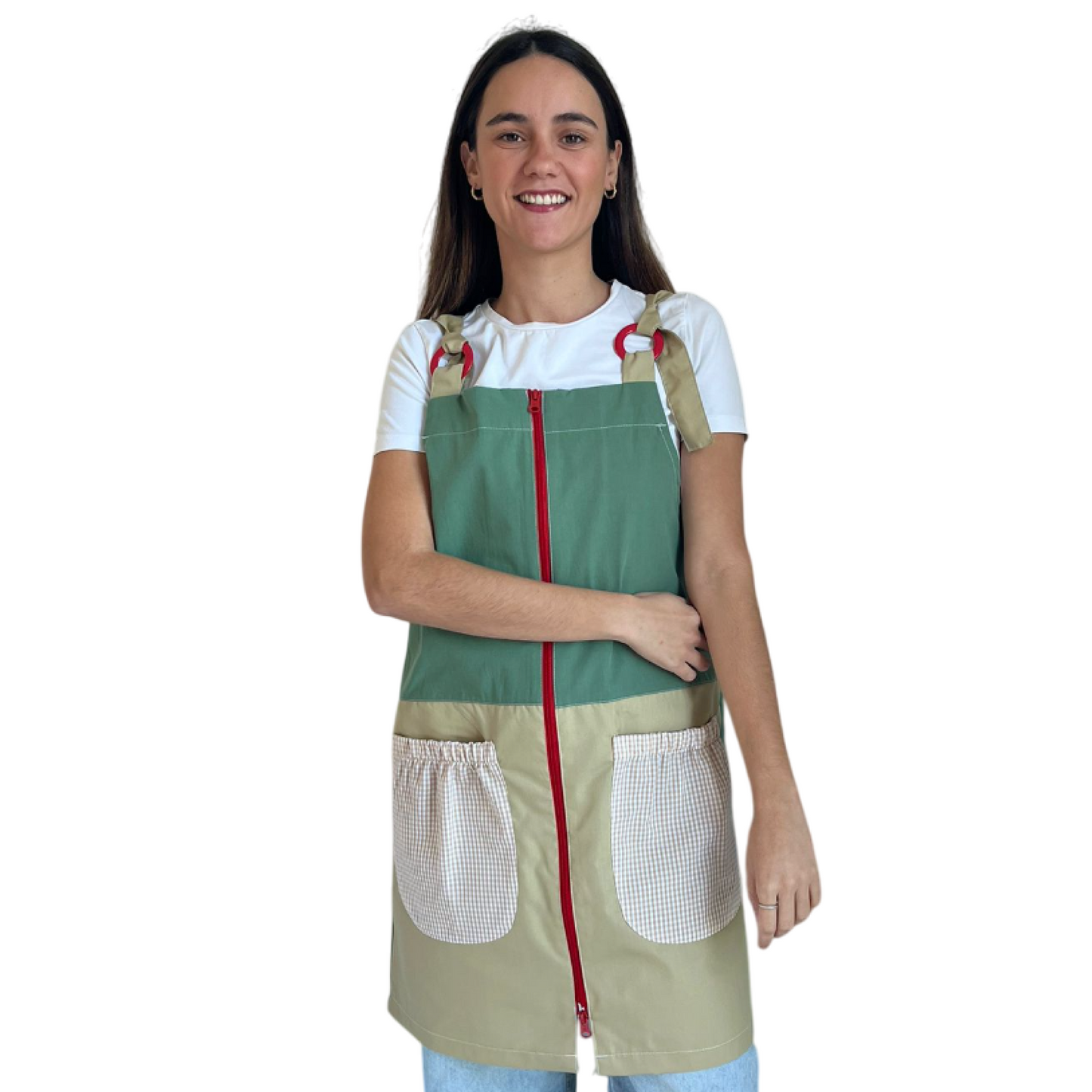 P021 PICHI MAESTRA VERDE Y BEIGE