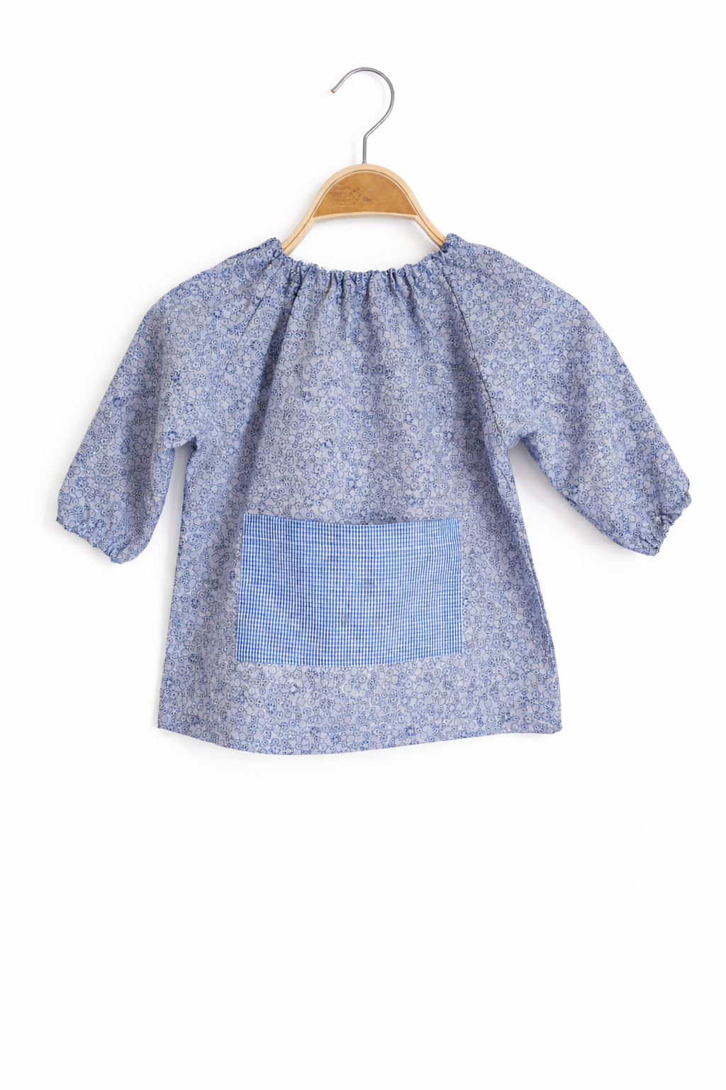 NI03 BATA INFANTIL FLORES AZULES